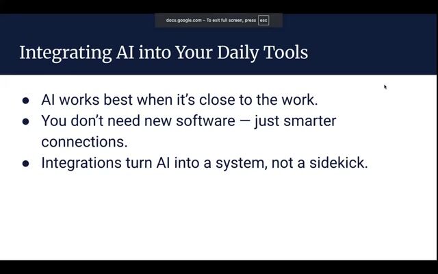 Integrating AI into Your Daily Tools