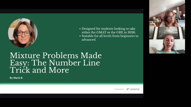 Mixture Problems Made Easy: The Number Line Trick and More [7/21/2026] (Recording)