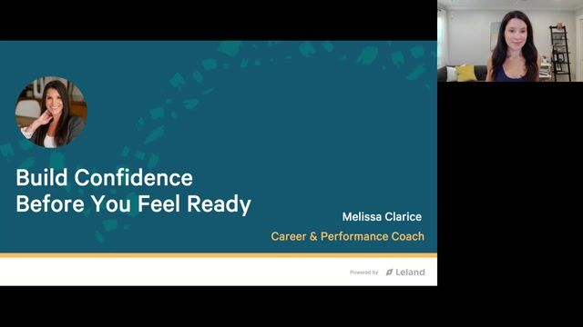 Build Confidence Before You Feel Ready [8/18/2026] (Recording)