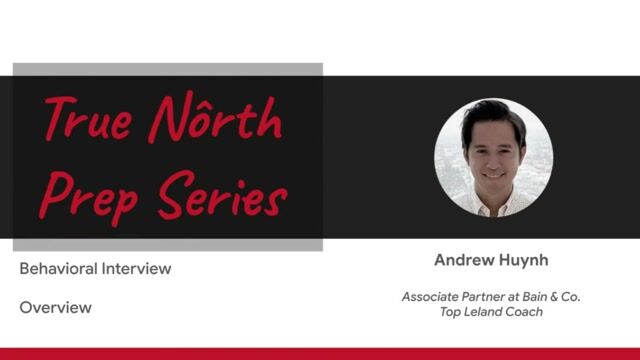 Finding Your Fit: Behavioral Interview Overview