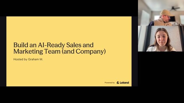 Build an AI-Ready Sales and Marketing Team (and Company) [10/29/2026] (Recording)