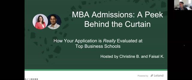 A Peek Behind the Curtain: How Your Application is Really Evaluated at Top Business Schools