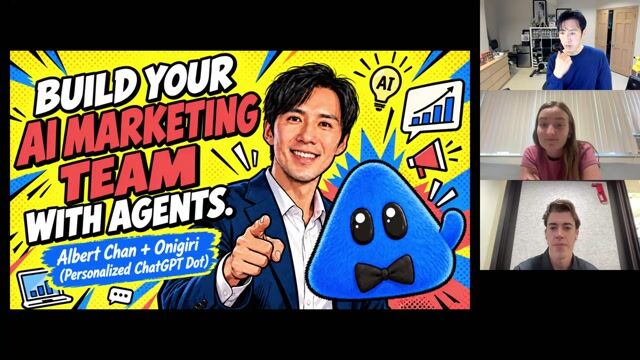 ChatGPT Work + Dot: Build your AI Marketing Team (Agents + Skills) [10/27/2026] (Recording)