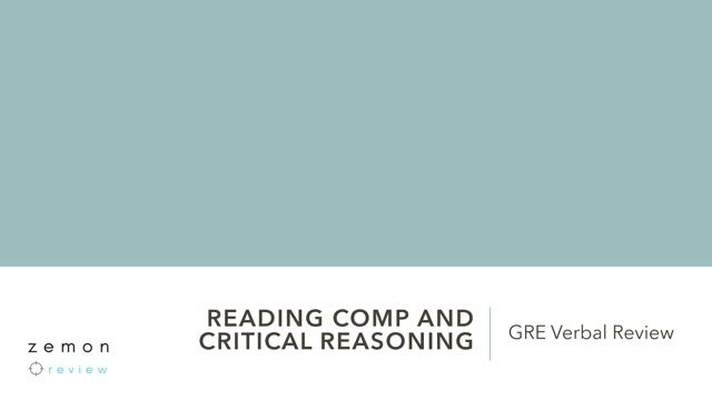 Review Hard Reading Comprehension & Critical Reasoning