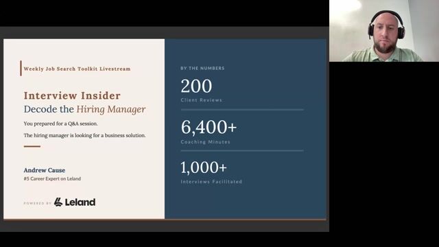 Interview Insider: Decode the Hiring Manager [9/22/2026] (Recording)