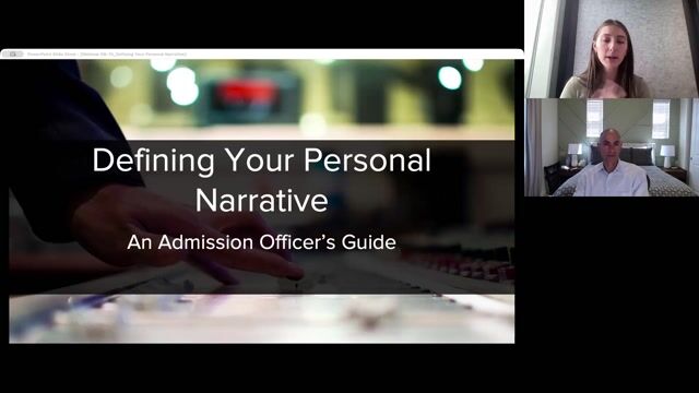 Defining Your MBA Personal Narrative [8/10/2026] (Recording)