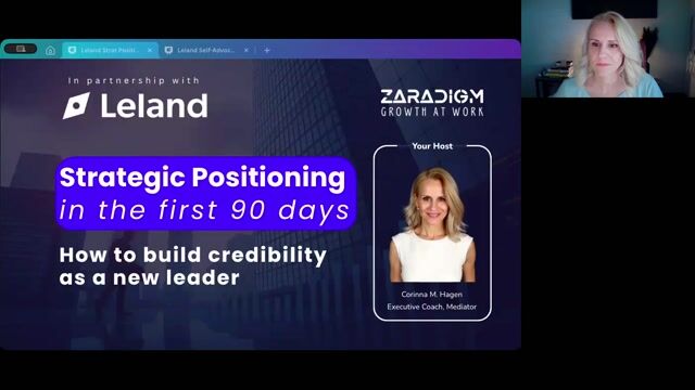 Positioning Yourself Strategically in the First 90 Days [9/30/2026] (Recording)