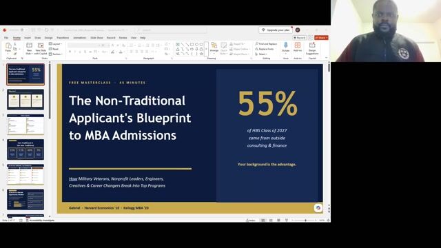 The Non-Traditional Applicant’s Blueprint to MBA Admissions [7/30/2026] (Recording)