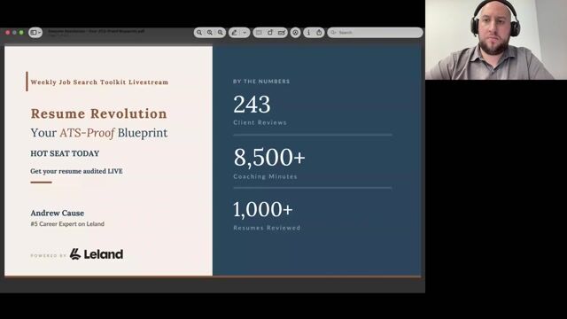Resume Revolution: The ATS-Proof Blueprint [10/13/2026] (Recording)