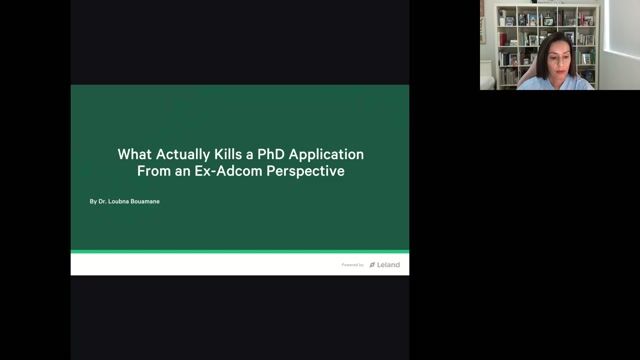 What Actually Kills a PhD Application (From an Ex-Adcom Perspective) [8/16/2026] (Recording)