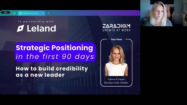 Positioning Yourself Strategically in the First 90 Days [9/2/2026] (Recording)