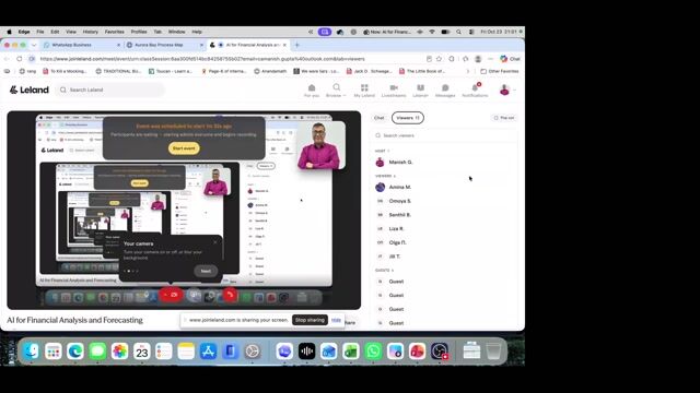 AI for Financial Analysis and Forecasting  [10/23/2026] (Recording)