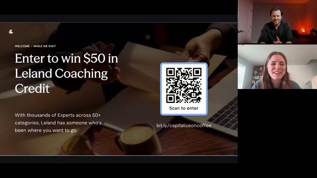 How to Capitalize on a Coffee Chat [9/3/2026] (Recording)