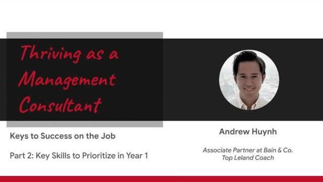 Key Skills to Prioritize in Year 1