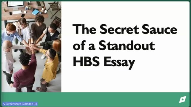 HBS Essay Ideation Guide : Craft Your Unique Story