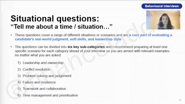 Situational Questions: Handling “Tell Me About a Time...”