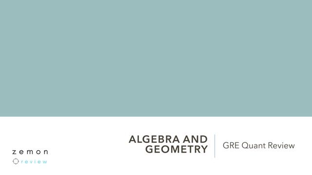 Review Hard Algebra & Geometry