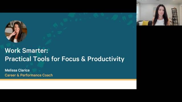 Work Smarter: Practical Tools for Focus & Productivity [9/22/2026] (Recording)