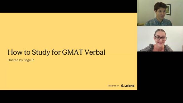How to Study for GMAT Verbal [9/29/2026] (Recording)