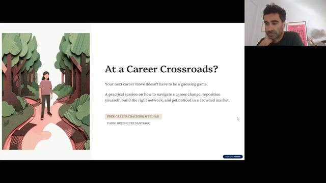Career Change? Practical advice to find your direction [9/21/2026] (Recording)