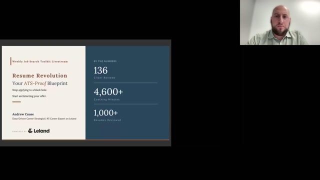 Resume Revolution: The ATS-Proof Blueprint [8/18/2026] (Recording)