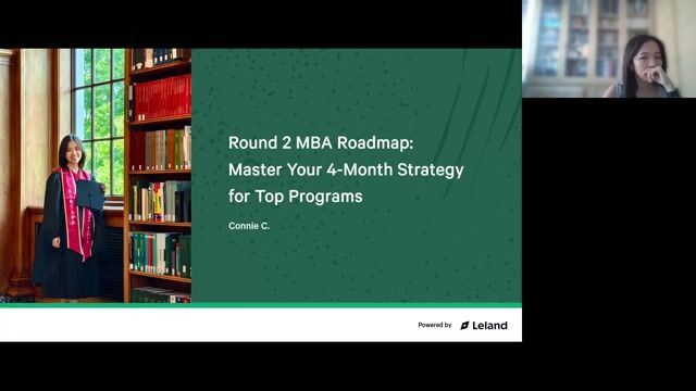 Round 2 MBA Roadmap: Master Your 4-Month Strategy for Top Programs [9/19/2026] (Recording)