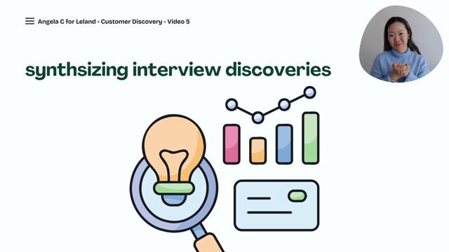 Synthesizing Interview Discoveries into Useful Insights