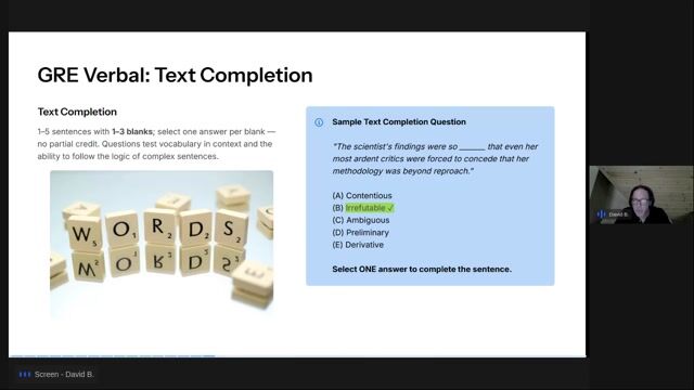 Starting Your GRE Journey: An Introduction to the GRE General Test [5/14/2026] (Recording)