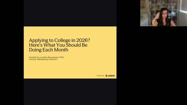 Applying to College in 2026? Here’s What You Should Be Doing Each Month [9/21/2026] (Recording)