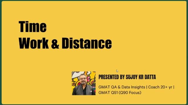 Work Time Proportions in the GMAT and GRE