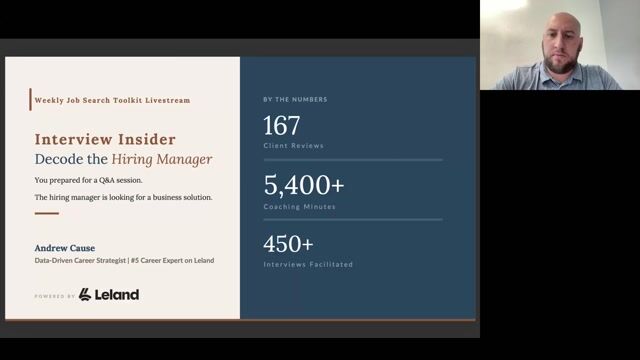 Interview Insider: Decode the Hiring Manager [8/25/2026] (Recording)
