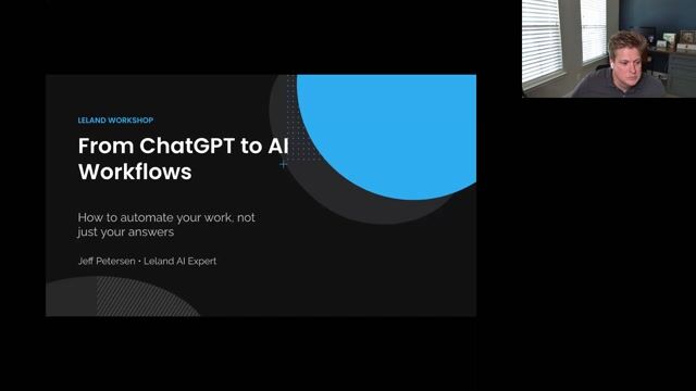 Moving From Chat to Agents: How to Automate Your Work, Not Just Your Answers [10/5/2026] (Recording)