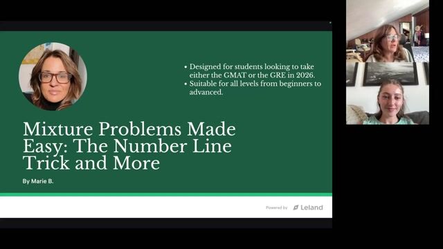 Mixture Problems Made Easy: The Number Line Trick and More [7/21/2026] (Recording)