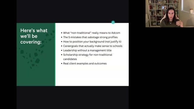 Non-Traditional Background?   How to Turn Your Background into an MBA Advantage [8/23/2026] (Recording)