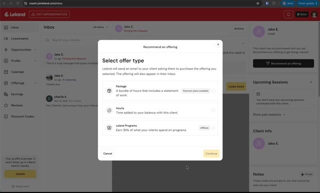New Feature Walkthrough: Recommend Live Programs