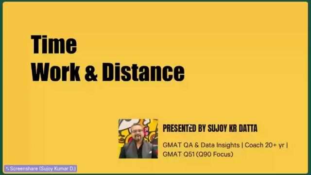 Time, Speed, and Distance in GMAT and GRE