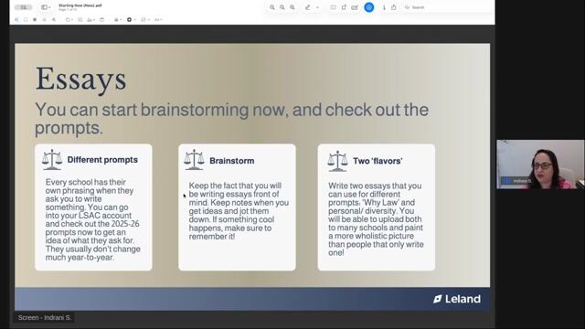 Your Law School Applications: Why Starting Now Can Make a Difference [3/18/2026] (Recording)