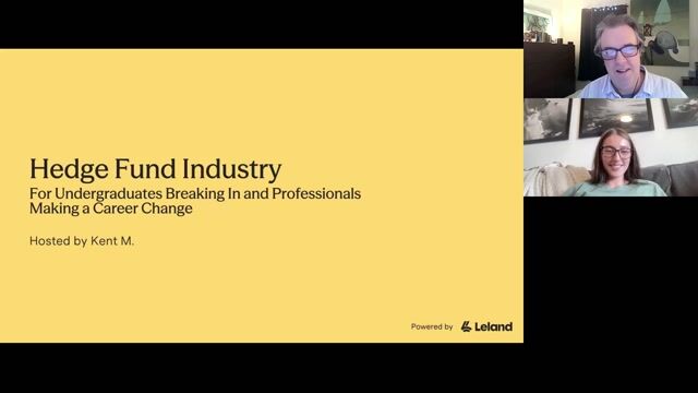 Breaking into the Hedgefund Industry  [9/24/2026] (Recording)