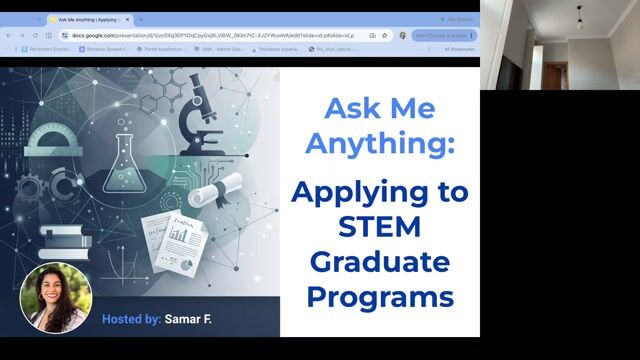 Ask Me Anything |  Applying to STEM Grad Programs [9/16/2026] (Recording)