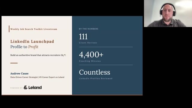 LinkedIn Launchpad: Profile to Profit [8/11/2026] (Recording)